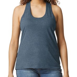 Gildan Ladies' Softstyle CVC Racerback Tank