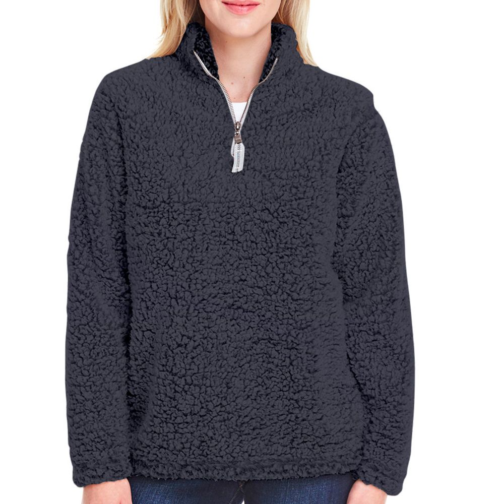 J America Women's Epic Sherpa Quarter Zip Pullover