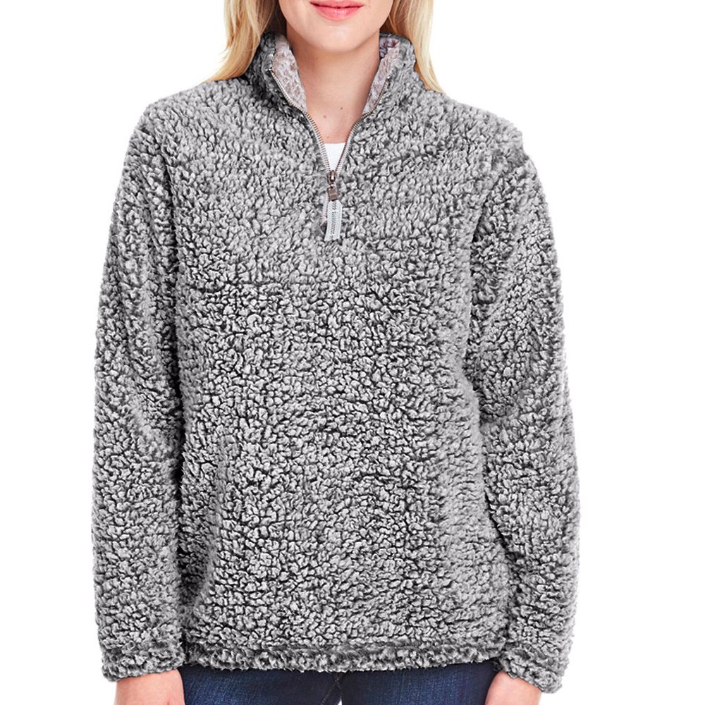 J America Women's Epic Sherpa Quarter Zip Pullover