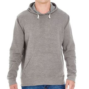 J America Triblend Pullover Fleece Hooded Sweatshirt
