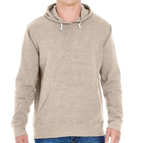 J America Triblend Pullover Fleece Hooded Sweatshirt