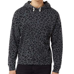 J America Triblend Pullover Fleece Hooded Sweatshirt