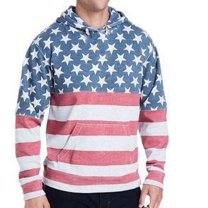 J America Triblend Pullover Fleece Hooded Sweatshirt