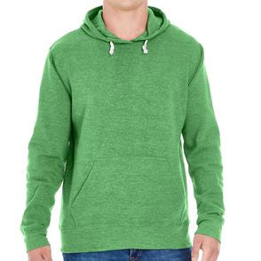 J America Triblend Pullover Fleece Hooded Sweatshirt