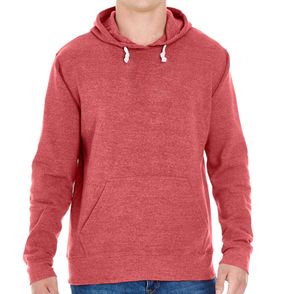 J America Triblend Pullover Fleece Hooded Sweatshirt