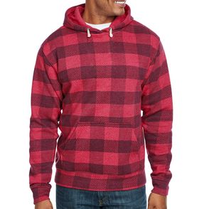 J America Triblend Pullover Fleece Hooded Sweatshirt