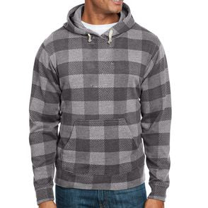 J America Triblend Pullover Fleece Hooded Sweatshirt