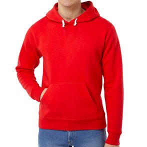 J America Triblend Pullover Fleece Hooded Sweatshirt