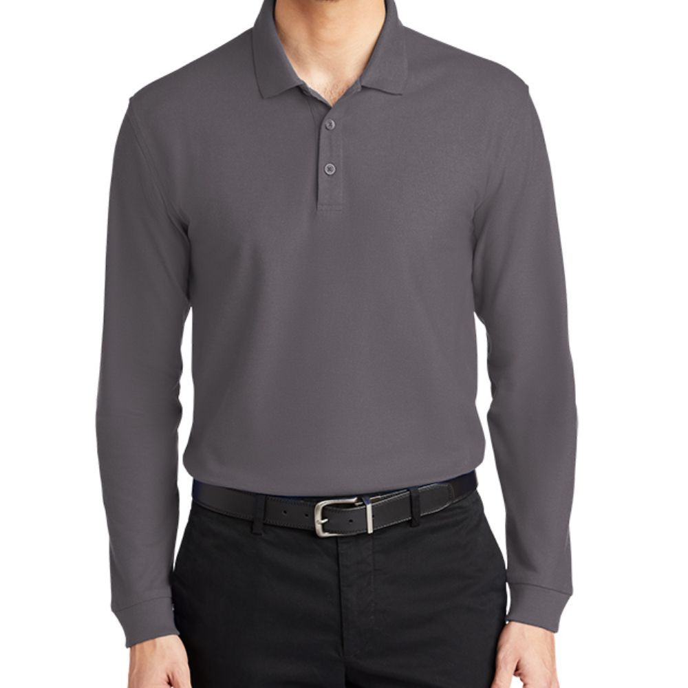 Port Authority Long Sleeve Core Classic Pique Polo