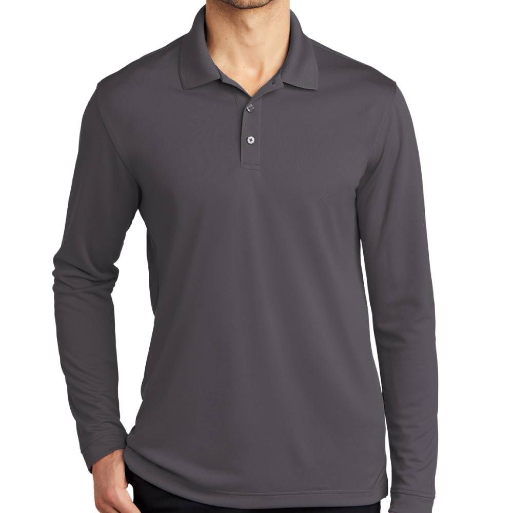 Port Authority Dry Zone UV Micro-Mesh Long Sleeve Polo