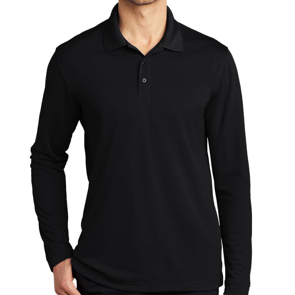 Port Authority Dry Zone UV Micro-Mesh Long Sleeve Polo