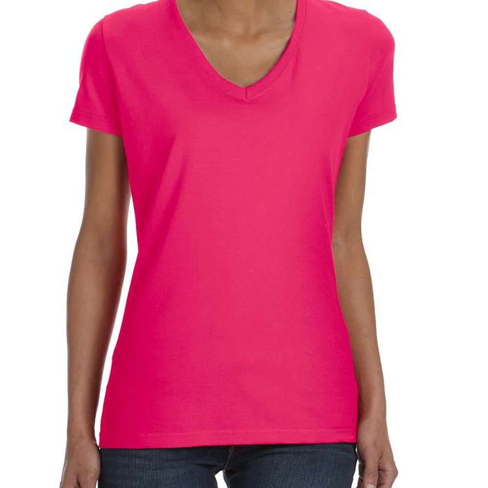 Fruit of the Loom Women's V-Neck T-Shirt