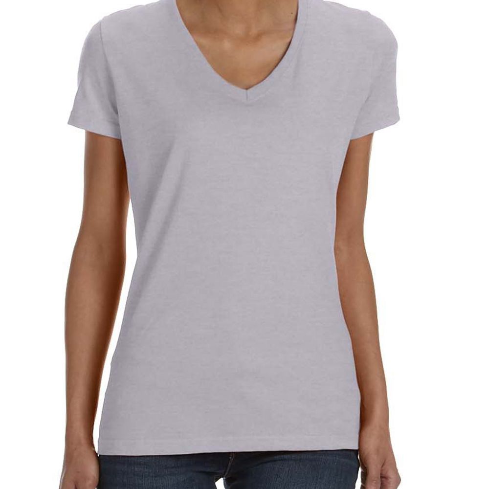 Fruit of the Loom Women's V-Neck T-Shirt