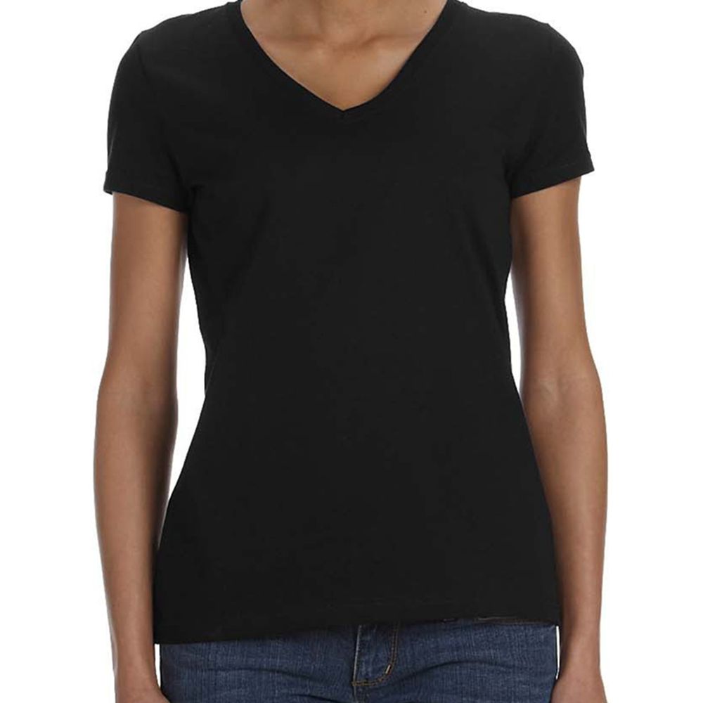 Fruit of the Loom Women's V-Neck T-Shirt