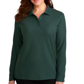Port Authority Women's Silk Touch Long Sleeve Polo