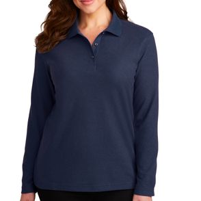 Port Authority Women's Silk Touch Long Sleeve Polo