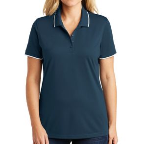 Port Authority Women's Dry Zone UV Micro-Mesh Tipped Polo