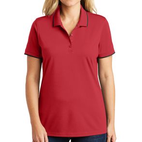 Port Authority Women's Dry Zone UV Micro-Mesh Tipped Polo