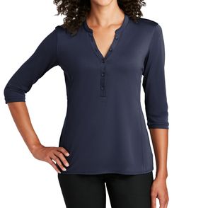 Port Authority Women's UV Choice Pique Henley