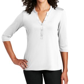 Port Authority Women's UV Choice Pique Henley