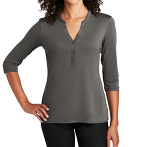 Port Authority Women's UV Choice Pique Henley