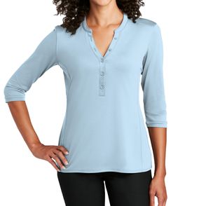 Port Authority Women's UV Choice Pique Henley