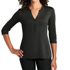 Port Authority Women's UV Choice Pique Henley
