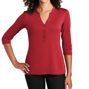 Port Authority Women's UV Choice Pique Henley