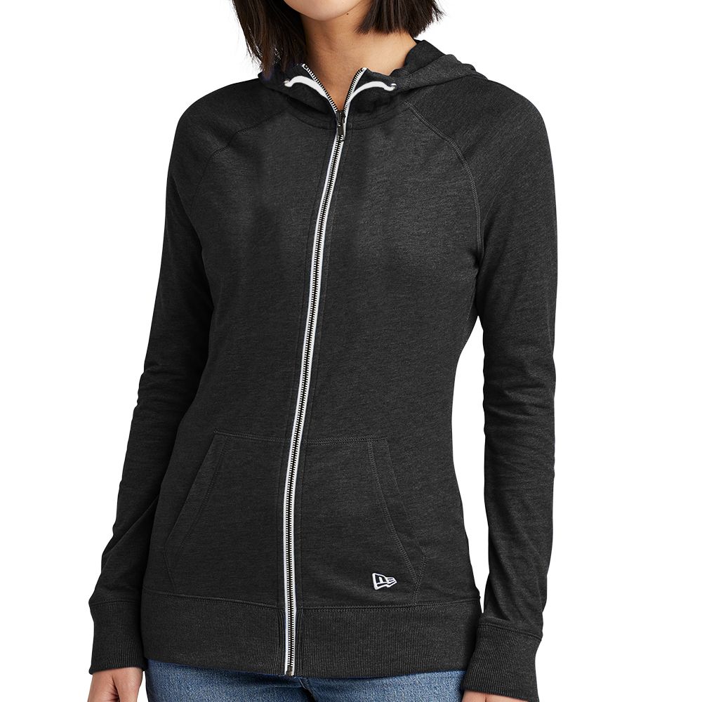 New Era Women's Sueded Cotton Blend Full Zip Hoodie