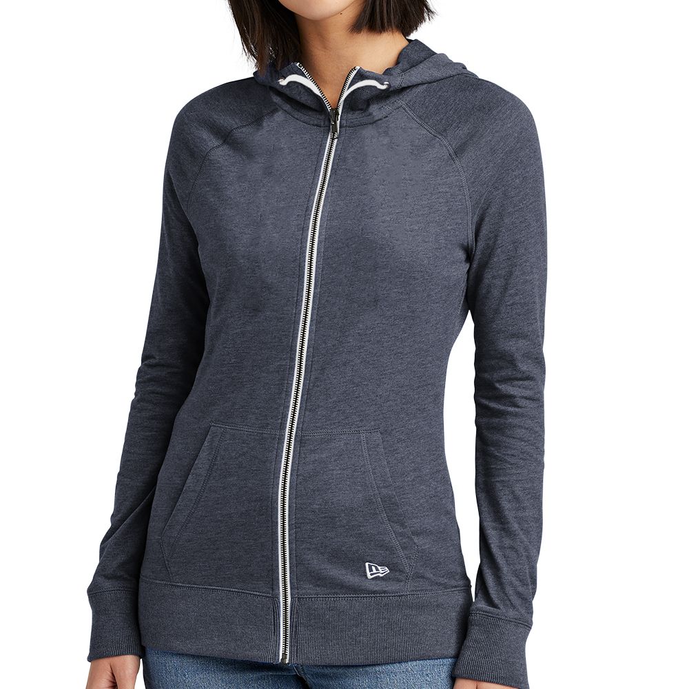 New Era Women's Sueded Cotton Blend Full Zip Hoodie