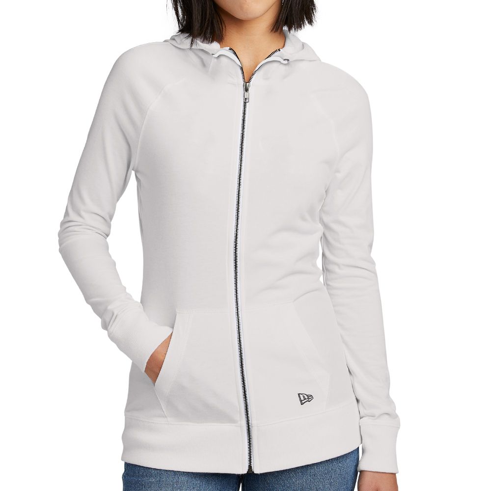 New Era Women's Sueded Cotton Blend Full Zip Hoodie