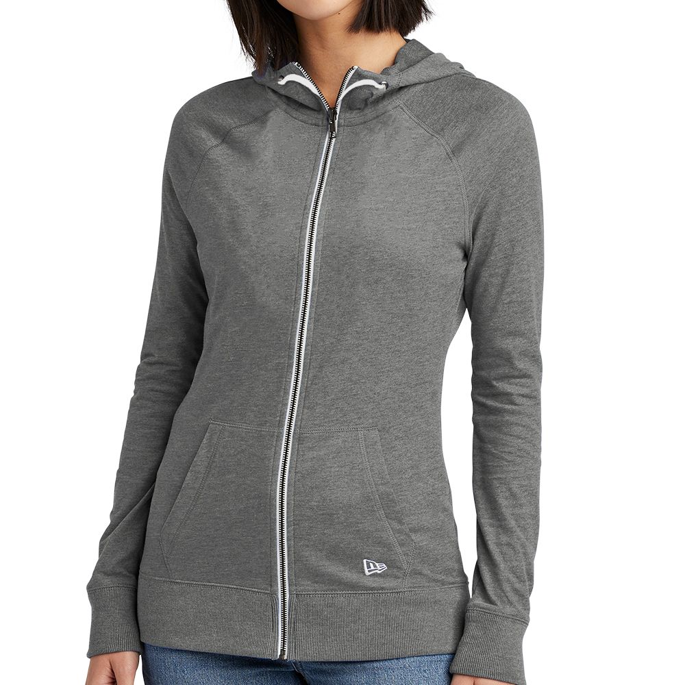 New Era Women's Sueded Cotton Blend Full Zip Hoodie