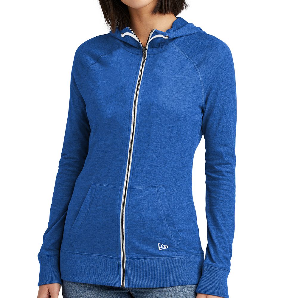 New Era Women's Sueded Cotton Blend Full Zip Hoodie