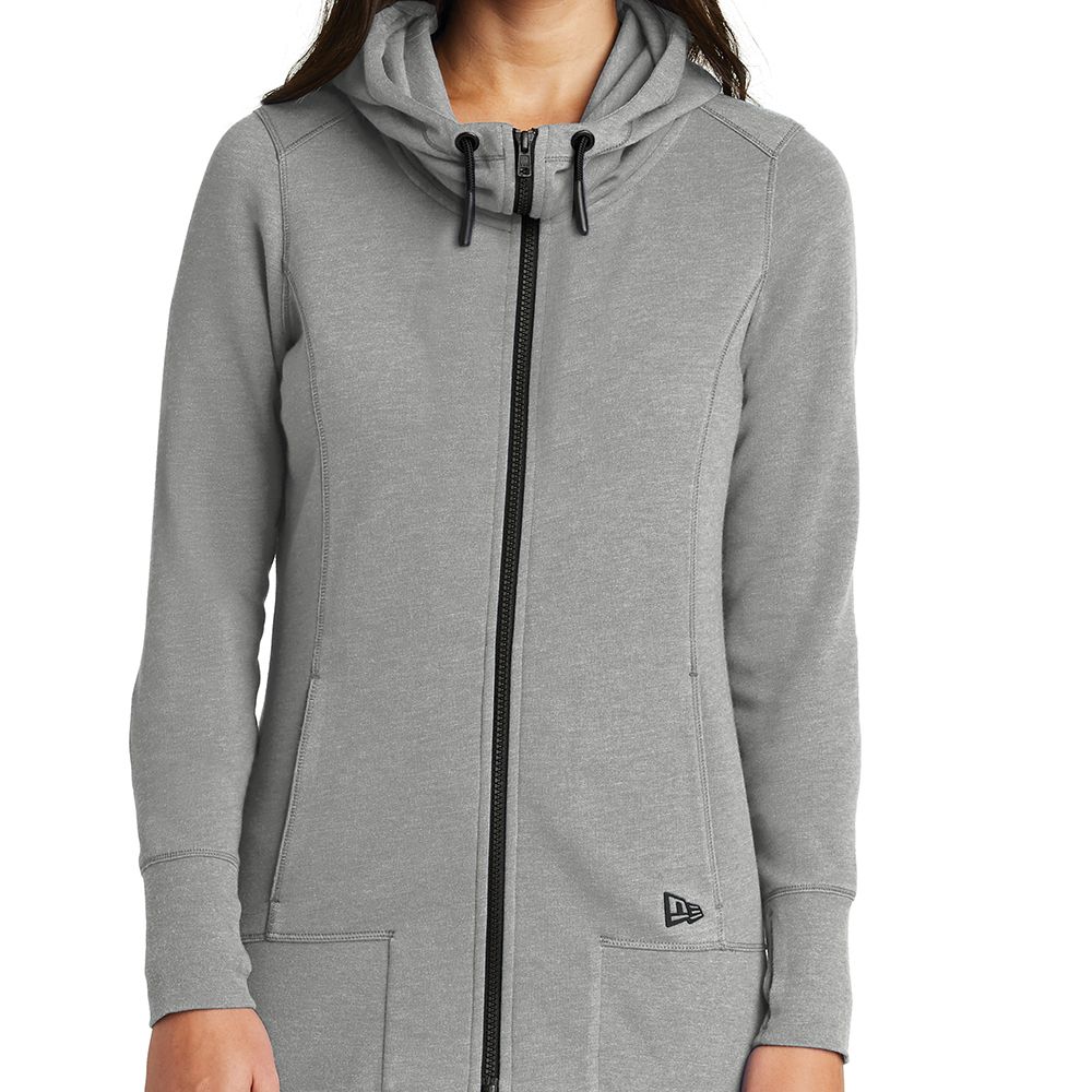 New Era Women's Tri-Blend Fleece Full Zip Hoodie