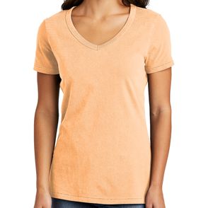 Port & Company Women's Beach Wash Garment-Dyed V-Neck Tee