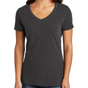 Port & Company Women's Beach Wash Garment-Dyed V-Neck Tee