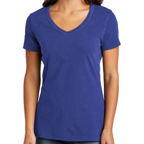 Port & Company Women's Beach Wash Garment-Dyed V-Neck Tee