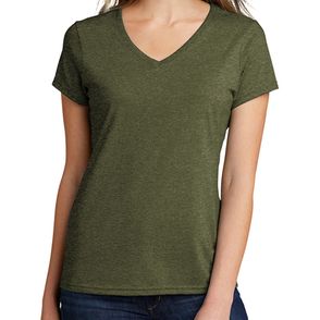 Port & Company Ladies Tri-Blend V-Neck Tee