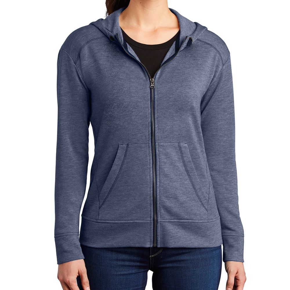 Sport-Tek Women's PosiCharge Tri-Blend Full-Zip Hoodie