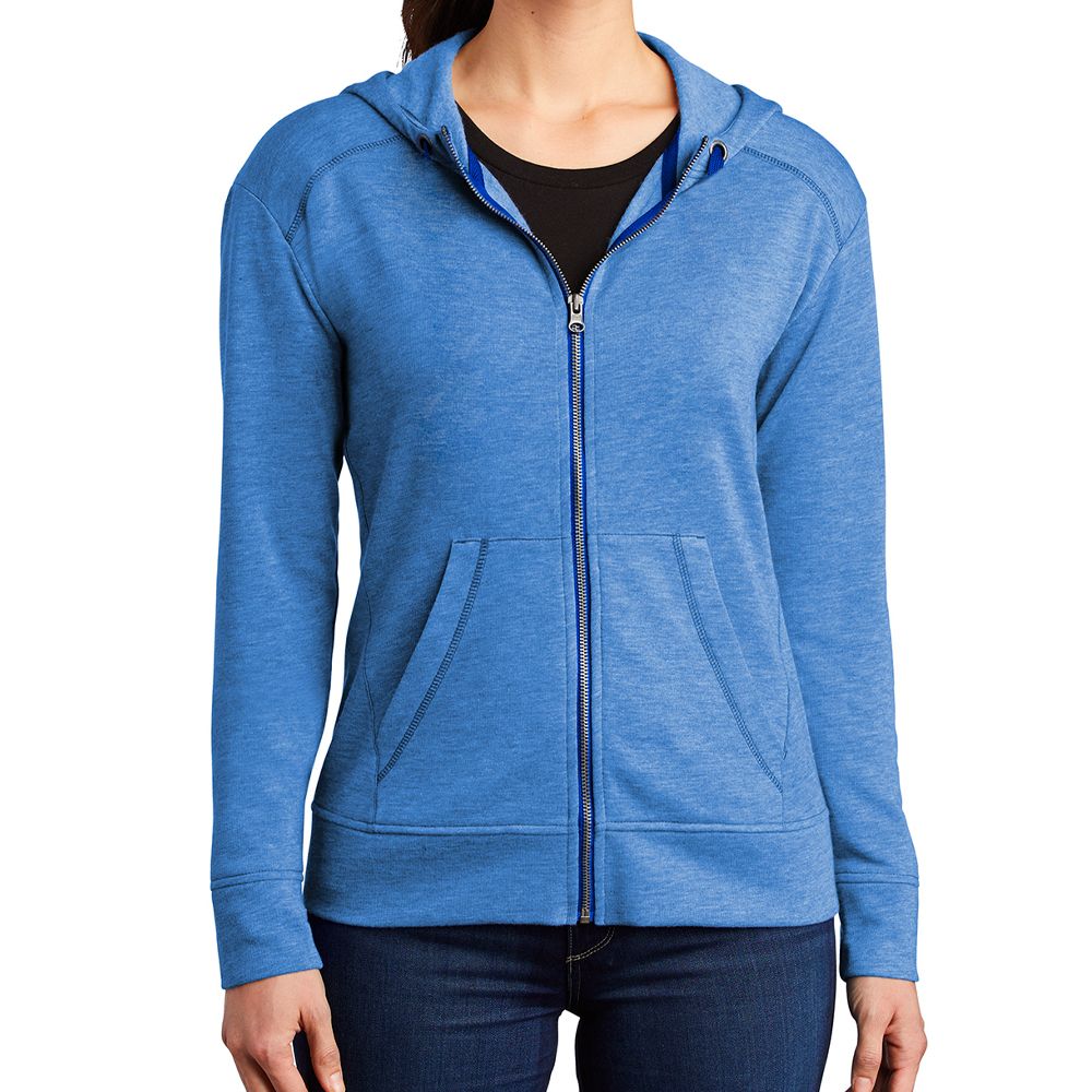 Sport-Tek Women's PosiCharge Tri-Blend Full-Zip Hoodie