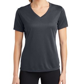 Sport-Tek Ladies PosiCharge RacerMesh V-Neck Tee