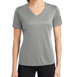 Sport-Tek Ladies PosiCharge RacerMesh V-Neck Tee