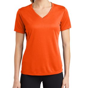 Sport-Tek Ladies PosiCharge RacerMesh V-Neck Tee