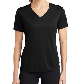 Sport-Tek Ladies PosiCharge RacerMesh V-Neck Tee