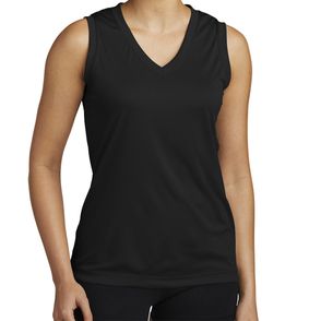 Sport-Tek Women's Sleeveless PosiCharge Competitor V-Neck Tee