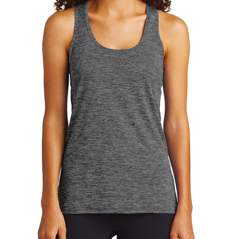 Sport-Tek Ladies PosiCharge Electric Heather Racerback Tank