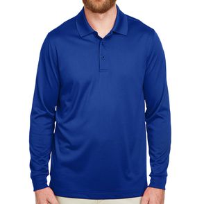 Harriton Men's Advantage Snag Protection Plus IL Long Sleeve Polo