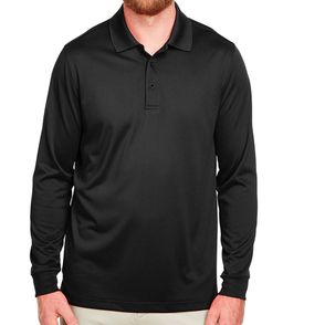 Harriton Men's Advantage Snag Protection Plus IL Long Sleeve Polo