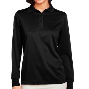 Harriton Ladies' Advantage Snag Protection Plus IL Long Sleeve Polo