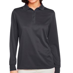 Harriton Ladies' Advantage Snag Protection Plus IL Long Sleeve Polo